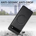 For Google Pixel 6A Solid Color Leather Skin Back Cover Phone Case. 