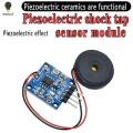 Piezoelectric shock tap sensor 5V Piezoelectric Film Vibration Sensor Switch Module TTL Level Output For Arduino UNO MEGA2560. 