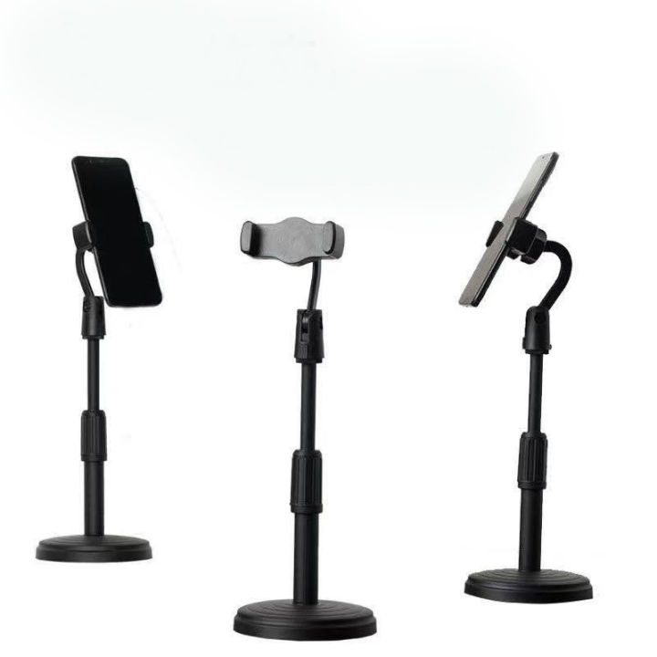 Universal Adjustable Retractable Mobile Phone Holder Stand Fixed Multifunctional Desk Dock Stand 360 Degree Movable Holder Table Clip Bracket Tablet - Cell Phone Support Holder Mount Stand For Podcast, Youtube, Tiktok, Live Stream Broadcast Video Shooting