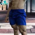 Green Home Men Shorts Above Knee Summer Pure Color Hawaii Gym Shorts. 