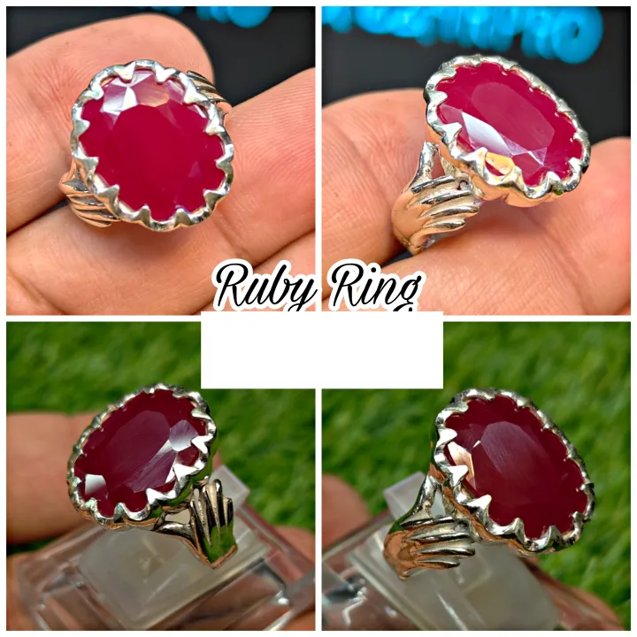 Normal Rings Daraz 100 % Origninal Premium Quality Ruby Ring | Daraz.pk