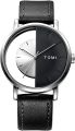 Wrist Watch TOMI T080 Hollow Design, Half Transparent, Leather Strap, Slim Luxury Leather Strap with box. 