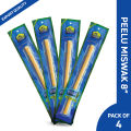 AL khair Miswak - Pack of 4 Peelu Miswak | 8 inch | Thick Miswak | Export Quality | Soft Miswak | Natural Toothbrush | Oral Care. 