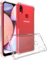 Samsung Galaxy A10s Flexible Clear Liquid Silicone Tpu Gel Anti-Yellowing Back Cover with 4 Corners Protection Jelly Case. 