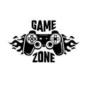bellylady Carved Game Zone Wall Sticker Mural Wallpaper for Kids Boys Room Decals Gaming Poster Decor. 