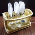 HOUSEHOLD Kitchenaid Leido plate rack 2-Tier Kitchen Sink Dish Drainer Drying Rack plate rack with Tray BABA CROCKERY FR ADVERTISEMENT. 