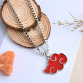 Red Cloud Pendant Necklace Narutos Anime Accessories Cartoon Chains Gifts. 