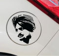Sidhu Moose Wala Pvc Car Body Sticker For Car Motorcycle Bike Laptop Tablet Pvc Sticker Decal Black Color. 