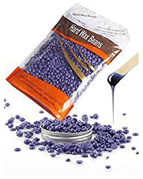 Hard Beans Wax - 500g - Blue -