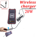 Universal 20W Car Wireless Charger Pad – Fast Charging Mat for Smartphones, 5A Anti-Slip Dashboard Charging Pad – 1 Pc. 