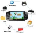 X6 Handheld 4.3 inch game console built-in 1000+ free games, support photos can play MP3 MP4 e-Books, support TV connection Display. 
