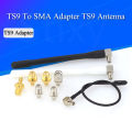 1Pcs RF Coaxial Adapter SMA Female Jack To TS9 Male Plug Silver Nickel Plated TS9 Wifi Antenna 3G 4G Antenna. 
