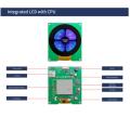 DWIN 2.1" Circular Color TFT LCD Display Module 480*480 TTL/RS232 Round IPS Touchscreen Panel for Arduino /ESP32/Raspberry Pi. 