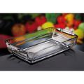 Patris Roast Serving Dishes-Transparent Glass. 