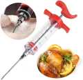 Sauces  Injector| Stainless steel injector | Sauce meat Tenderizer sauces injector | BBQ meat flavor injector | kitchen tool injection with syringe in best quality. 