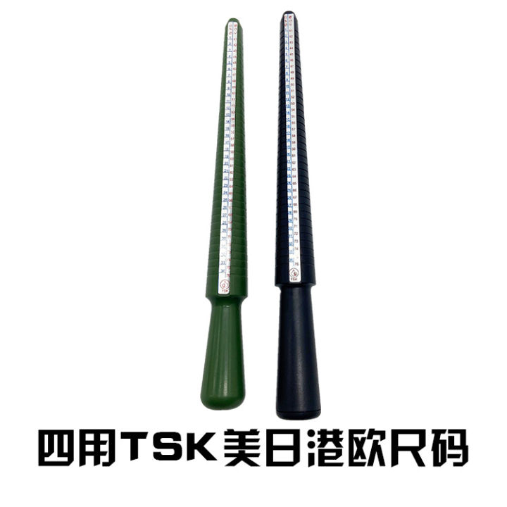 Manufacturers sell plastic four-use ruler ring stick Hong Kong degree ring stick finger size measurement tool