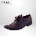 Travel Collection - Synthetic Leather Shoes - Best Quality Formal Shoes for Men - Brown Color. 