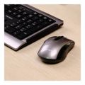 wireless keyboard and mouse Famor CS 100 wireless 2.4GHz keyboard & mouse metallic grey keyboard soft buttons with 5D 1600 DPI high grade mouse. 