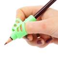 2Pcs / Set Children Pencil Holder Tools Silicone Two Finger Ergonomic Posture Correction Tools Pencil Grip Writing Aid Grip Correction School Supplies. 