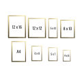Single Rectangular Horizontal Minimalist Modern Customized Frames Characters Quotes Photo Wall Decoration Photo Frame Wall Art Hanging Home Decoration Picture Gallery for Living Room Study Room. 