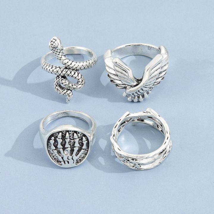 ARGETR%20Personality%20Vintage%20Unisex%20Geometry%20Fashion%20Jewelry%20Exaggerated%20Square%20Man%20Ring%20Snake%20Ring%20Korean%20Style%20Ring%20Punk%20Ring%20-%20Image%208