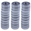 10Pcs 6000RS Shielded Deep Groove Radial Ball Bearings 10mmx26mmx8mm. 