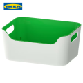 Storage Box IKEA VARIERA, white 24 x 17 cm - kitchen rice grain cereal food dispenser cases container organizer. 