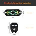 MeterMall Bicycle Rear Tail Light Indicator Waterproof Usb Rechargeable Wireless Remote Control Turn Signal Warning Lamp. 