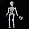 Dollhouse Miniature Shelf Decor 8.7cm Skeleton Doll Mini Action Figures Toy. 