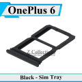 OnePlus 6 SIM Tray Sim Jacket Sim Slot Sim Door For OnePlus 6 - Black. 