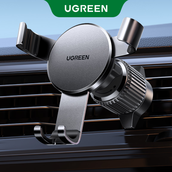 UGREEN Car Vent Phone Mount Gravity Phone Holder Hands-Free Car Air Vent Mount Auto Lock for iPhone 16 15 Pro Max Galaxy S25 S24 Realme Vivo Phone Holder