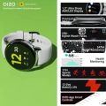 DIZO Watch R AMOLED with 45mm Dial Size  – Silver Grey. 