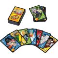 Mattel Games UNO Dragon Ball Z Card Game for Family Night Featuring Tv Show Themed Graphics and a Special Rule for 2-10 Players. 