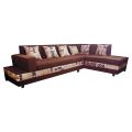 Sultan's furniture Stylish design 6 seater L shape Corner sofa for Living rooms with free cushions. 