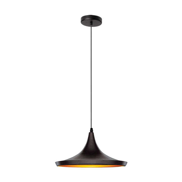 Vintage Hanging Lamp with Golden Interior | Ceiling Light | Hanging Light | Pendant Lamps | Fancy Light | Indoor Lighting | Outdoor Lighting | For Home, Offices, Restaurants, Bedroom, Kitchen, T.V Lounge, Hotels and Villas.