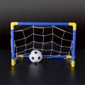 Folding Mini Football Soccer Goal Post Net Set with mp Kids Sport Indoor Outdoor Games s Child Birthday Gift Plastic. 