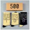 Chaussettes d'équipage Cactus Jack en coton pour hommes, 3 paires/boîte, livraison gratuite Golven Toy. 
