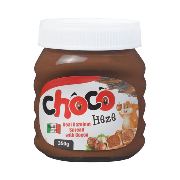 Milkyz Food Choco Heze Real Hazelnut Spread With Cocoa 350g Jar