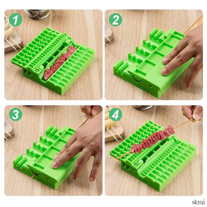 Multifunctional Barbecue String Artifact Wear Food Meat String Device Skewer For Beef Maker BBQ Tools Accessories Newly