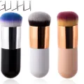 Chubby Pier Foundation Brush Flat Cream Makeup Brushes Professional Cosmetic Makeup Brush. 