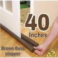Door Draft - Under Door Bottom Seal  - Door Dust Stopper - Insect / Noise Protector / Air Stopper  - Twin Draft Guard For Door and Window. 
