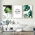 Plant Leaf English Letter Art Posters Prints Art Wall Pictures without Frame, Size:15×20cm(A Leaf ). 
