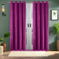 Velvet Curtains for Bedroom and Drawing Room Soft Elegant Fancy Design Premium Colors 1 Pair (2 Pcs). 