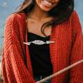 Fashion Sweater Clips Brooch Collar Clips Buckles for Coat Shirts Jackets. 