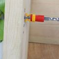 /3pcs Plastic For Wood Woodworking Tools Clamper Fixing Sleeve Screw Holder. 