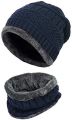 2 Piece Beanie Cap + Neck Warmer/Hat & Warmer Winter Beanie Cap Neck Warmer Beanie Full Set. 