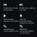 Lightingqueen DX16 TWS Earbuds ANC Active Noise Cancellation In-ear four-ear version. 
