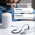 UGREEN Bluetooth Receiver 5.3 Adapter Hands-Free Bluetooth Car Kits AUX Audio 3.5mm Jack Stereo Music Wireless Receiver for Car Speaker. 