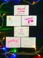 Its a girl cards 2.5*4 inches basket card small wishes card best gift decoration engagement happy baby shower its a girl baby birthday. 