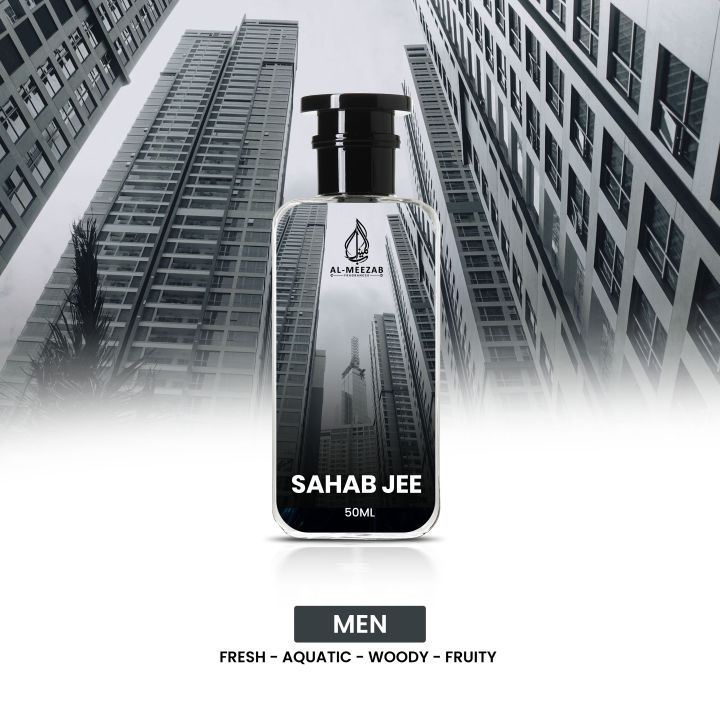 Al- Mezaab Perfume Sahab Jee For Men | Long Lasting Fragrance